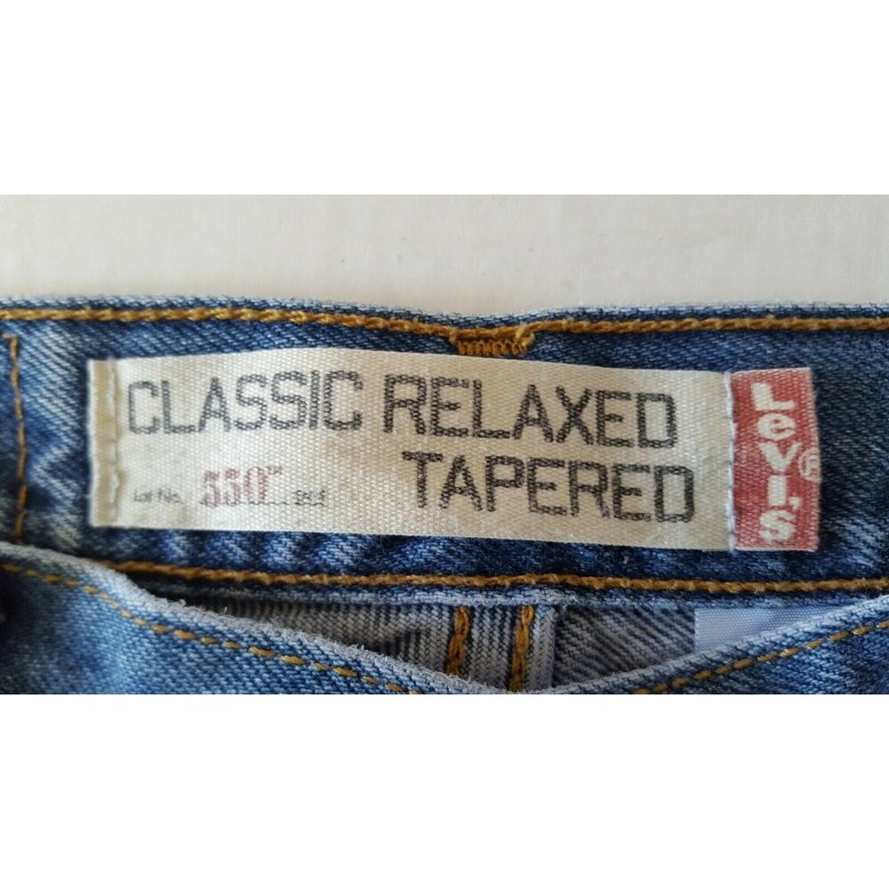 Levi's 550 Womens Vintage Jeans 10 M High Rise Relaxed Fit Tapered Leg  28/30 - Picture 10 of 12